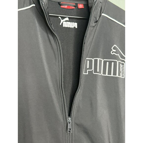 Puma Men's Medium Black Full-Zip Track Jacket - Picture 5 of 7
